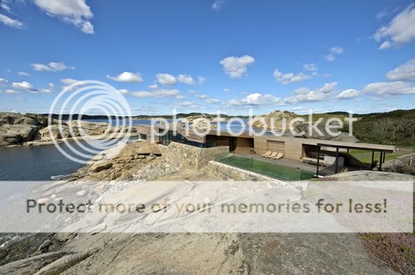House on a Terrain Surrounded by Rocks in Norway,