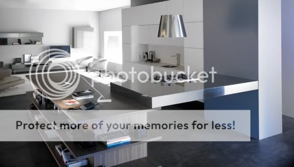 Kitchen for Cooking and Living,