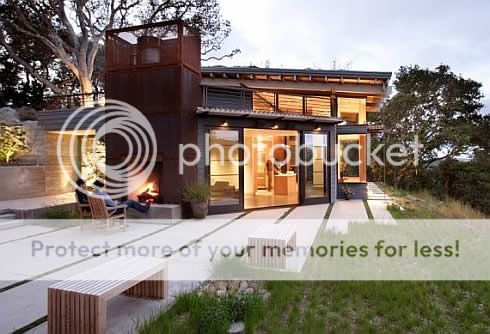 Ocho House in the Santa Lucia Mountains, California,