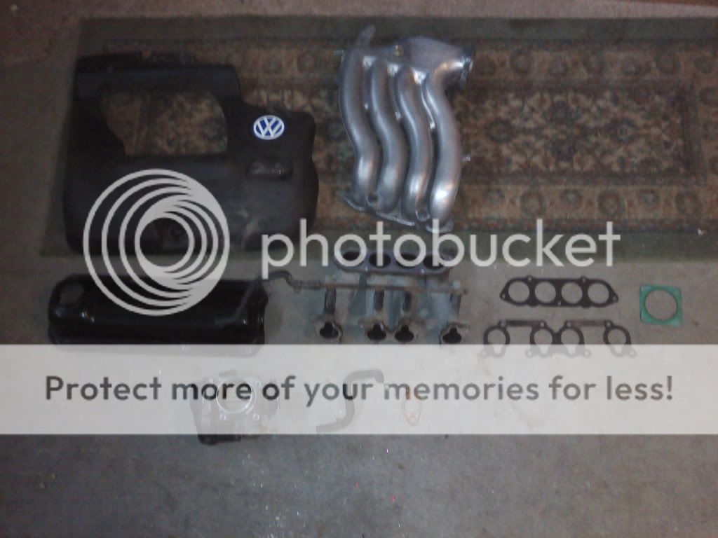 fs complete mk4 aeg intake set up.. manifold,injectors,valve cover,tb