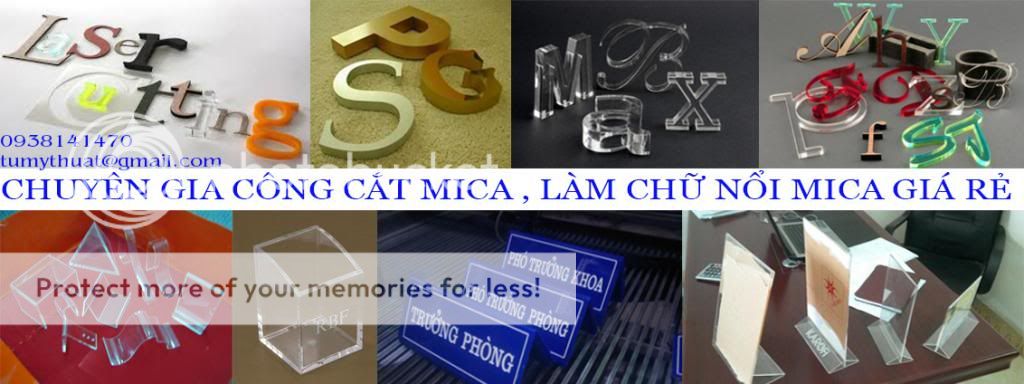 Cắt mica, decan giá rẻ nhất - Giao hàng tận nơi