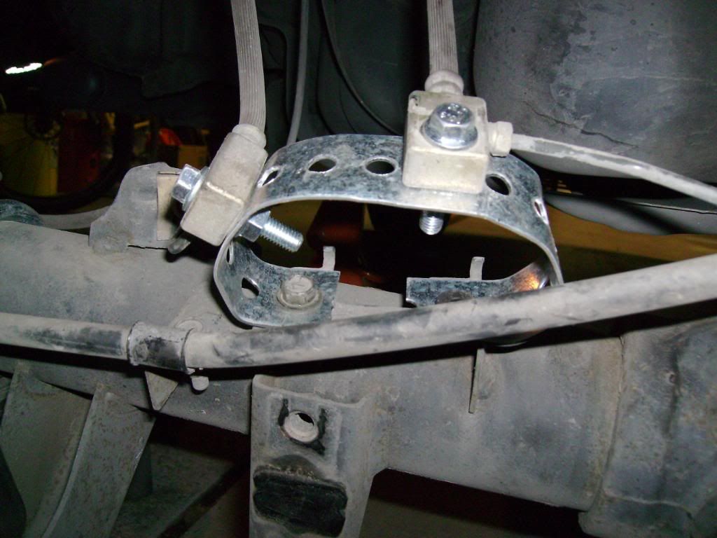 Howto Cheap, Quick, Solid Rear Brake Hose Extension for Lift Second