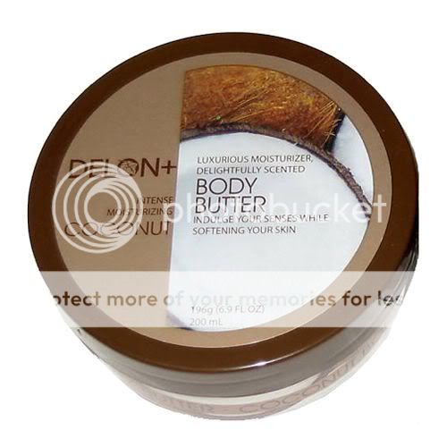 DELON BODY BUTTER 200ml TUB MOISTURISER CREAM MANGO, COCONUT, OLIVE